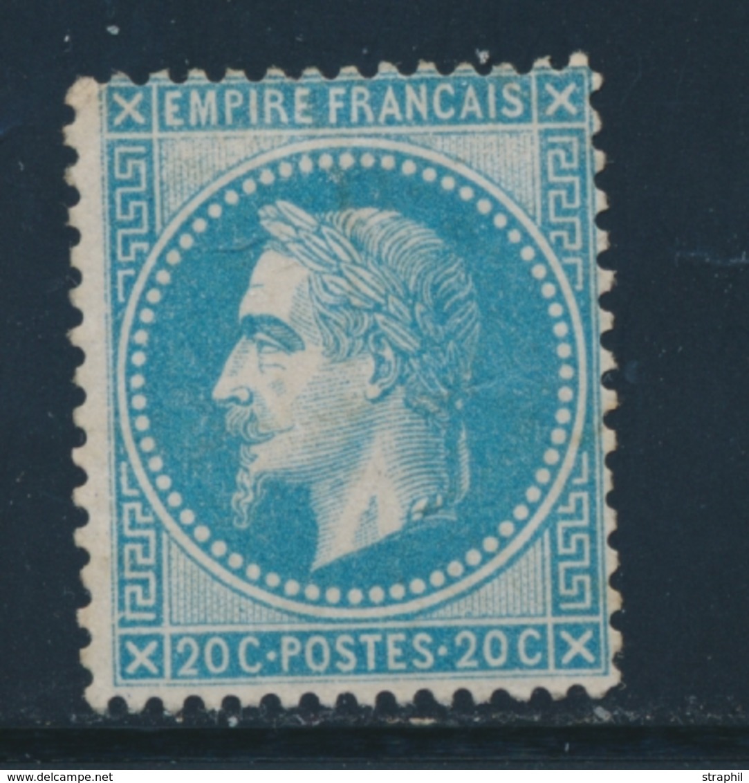 * N°29B - Léger Pli - Asp. TB - 1863-1870 Napoléon III Lauré