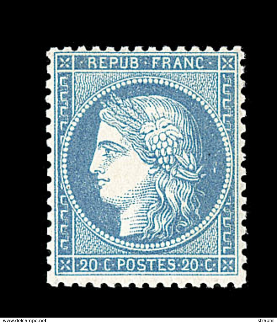 ** N°37 - 20c Bleu - TB - 1870 Siège De Paris