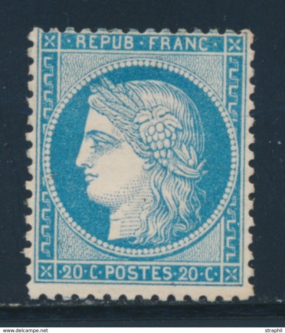 * N°37 - 20c Bleu - TB - 1870 Asedio De Paris