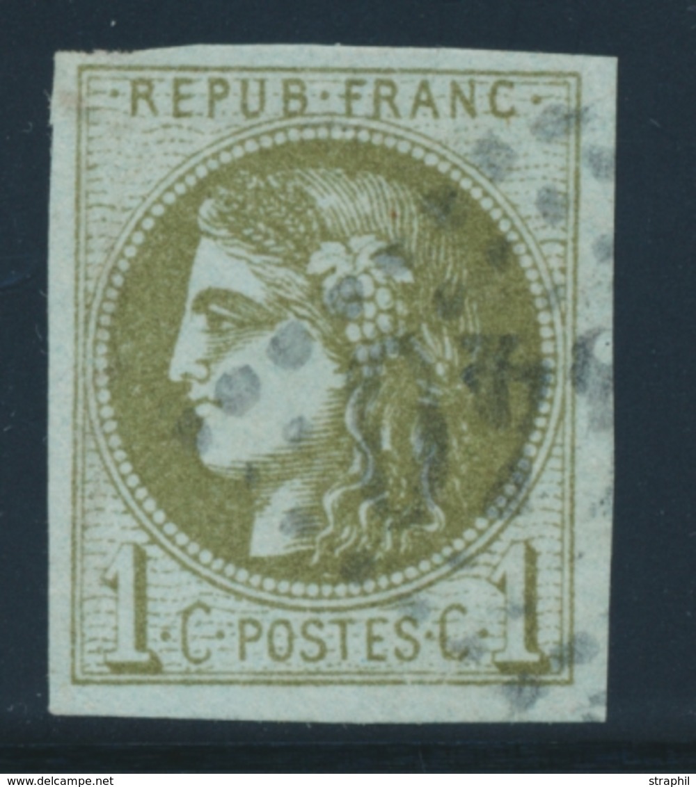 O N°39C - Report 3 - TB - 1870 Bordeaux Printing