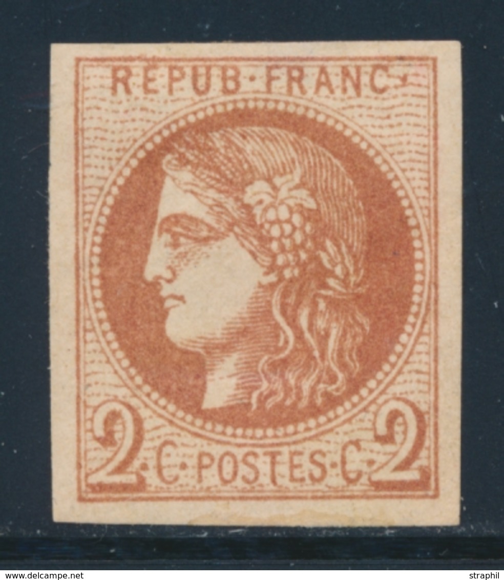 * N°40B - Belles Marges - Signé - TB - 1870 Ausgabe Bordeaux