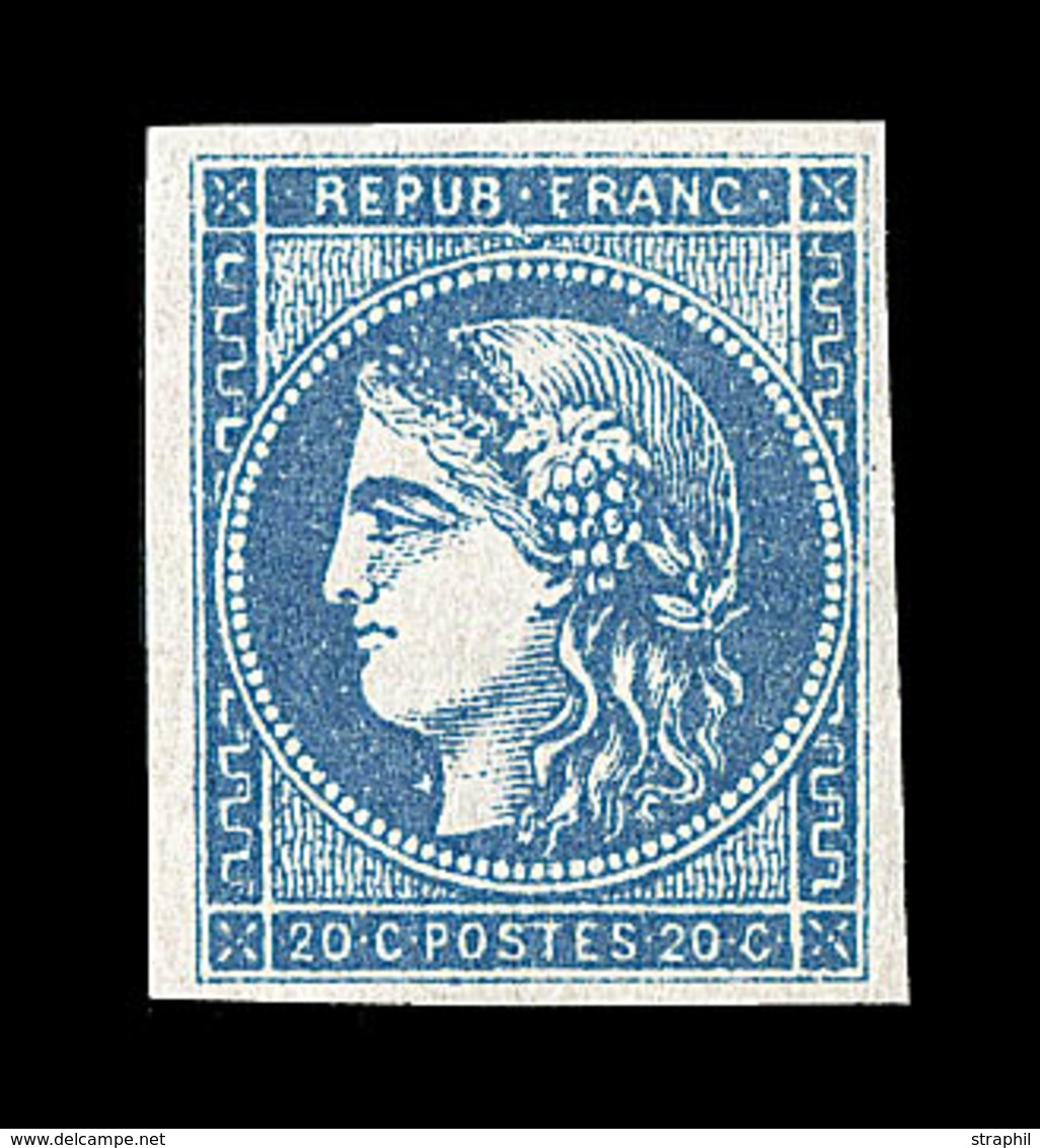 * N°45C - Léger Pli Horizontal - Sinon TB - 1870 Bordeaux Printing