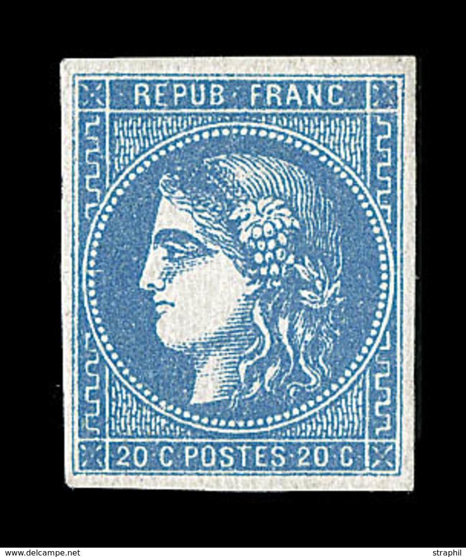 * N°46B - Report 2 - Signé Calves - TB - 1870 Ausgabe Bordeaux