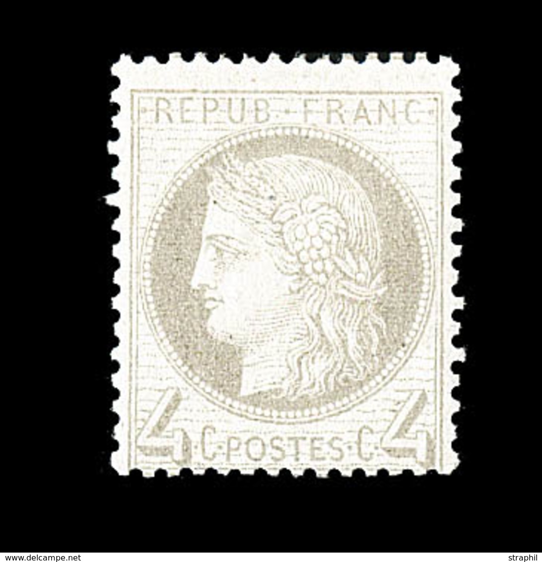 * N°52 - 4c Gris - TB - 1871-1875 Ceres