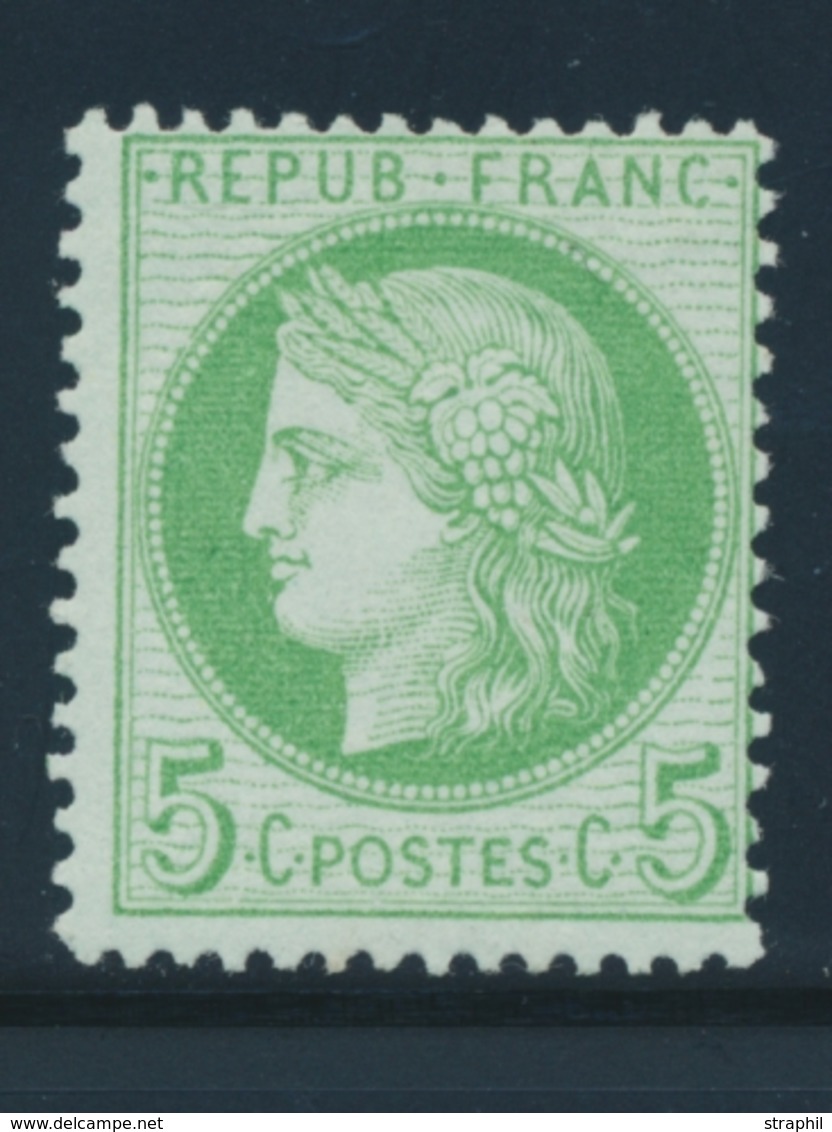 ** N°53 - 5c Vert Jaune - TB - 1871-1875 Cérès