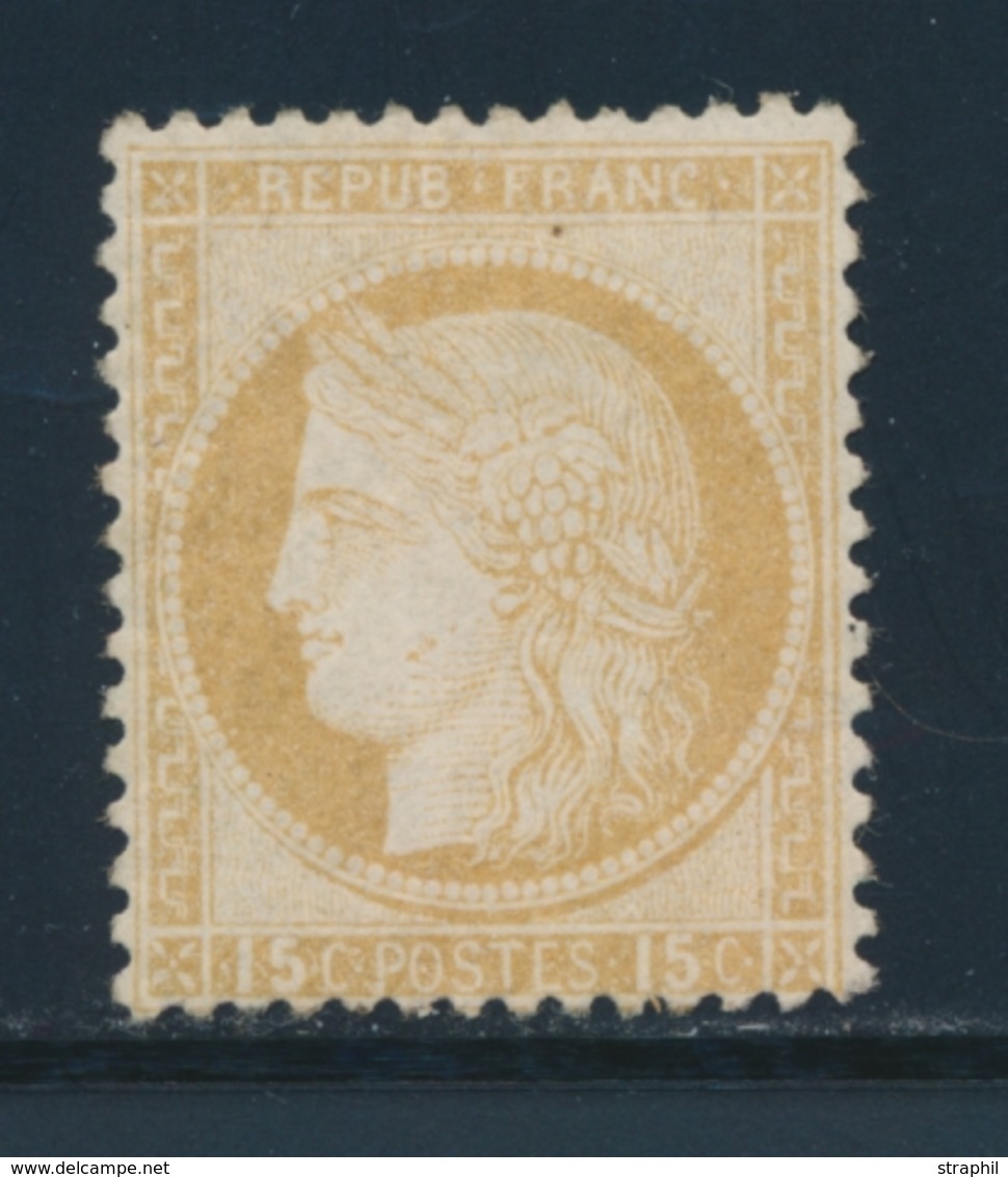 * N°55 - 15c Bistre - TB - 1871-1875 Cérès