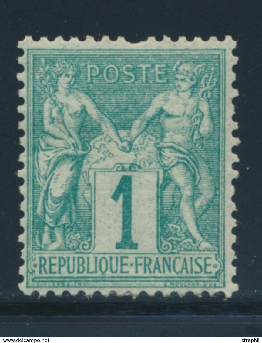 * N°61 - 1c Vert - TB - 1876-1878 Sage (Type I)