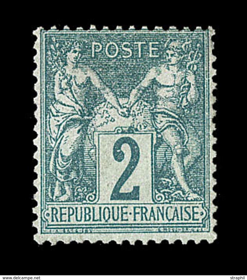 * N°62 - 2c Vert - Comme ** - TB - 1876-1878 Sage (Typ I)