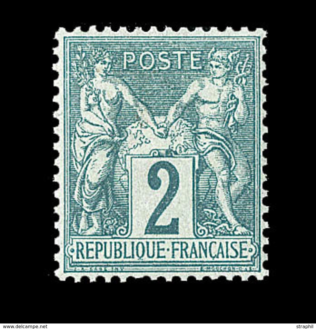 * N°62 - 2c Vert - TB Centrage - Charn. Propre - TB - 1876-1878 Sage (Type I)