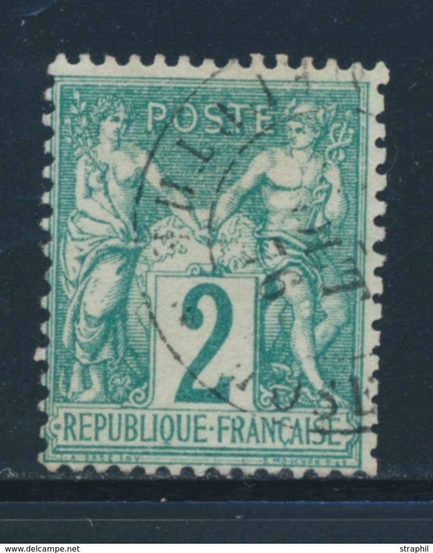 O N°62 - 2c Vert - Repiqué - Asp. TB - 1876-1878 Sage (Typ I)