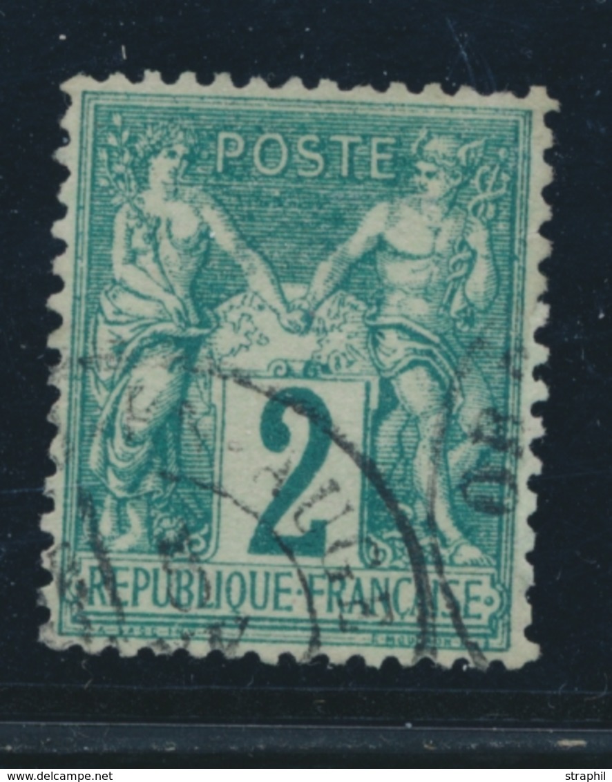 O N°62 - 2c Vert - TB - 1876-1878 Sage (Typ I)