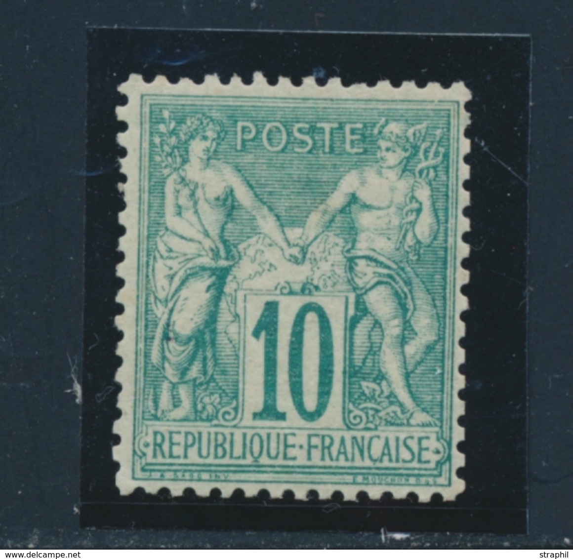 * N°65 - 10c Vert - TB - 1876-1878 Sage (Type I)