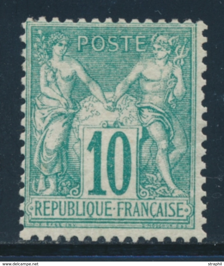 * N°65 - 10c Vert - TB - 1876-1878 Sage (Type I)