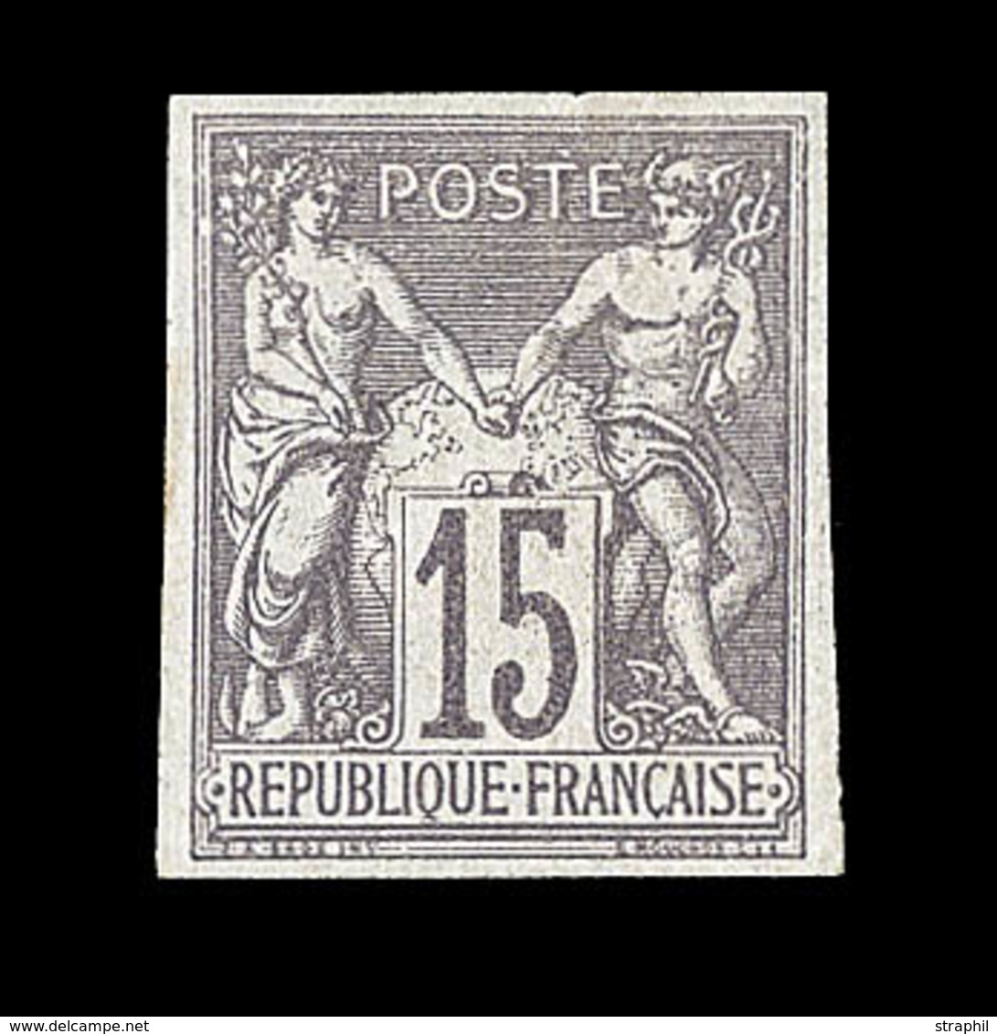 * N°66 - 15c Gris - ND - TB - 1876-1878 Sage (Typ I)