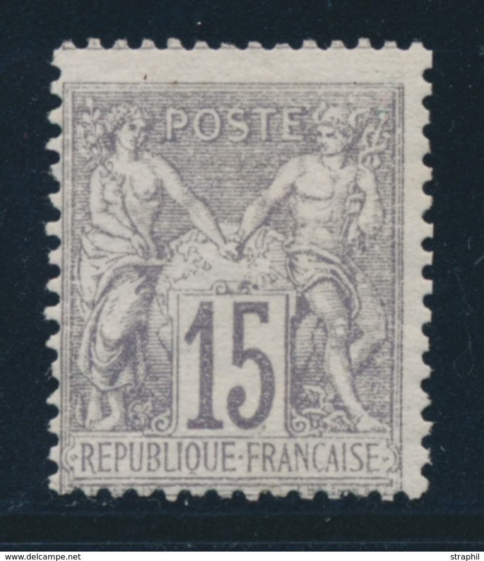 * N°66 - 15c Gris - TB - 1876-1878 Sage (Typ I)