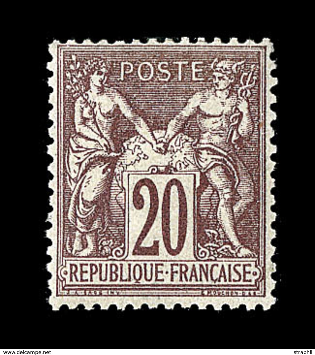 ** N°67 - 30c Brun Lilas Foncé - Signé Calves - TB - 1876-1878 Sage (Type I)