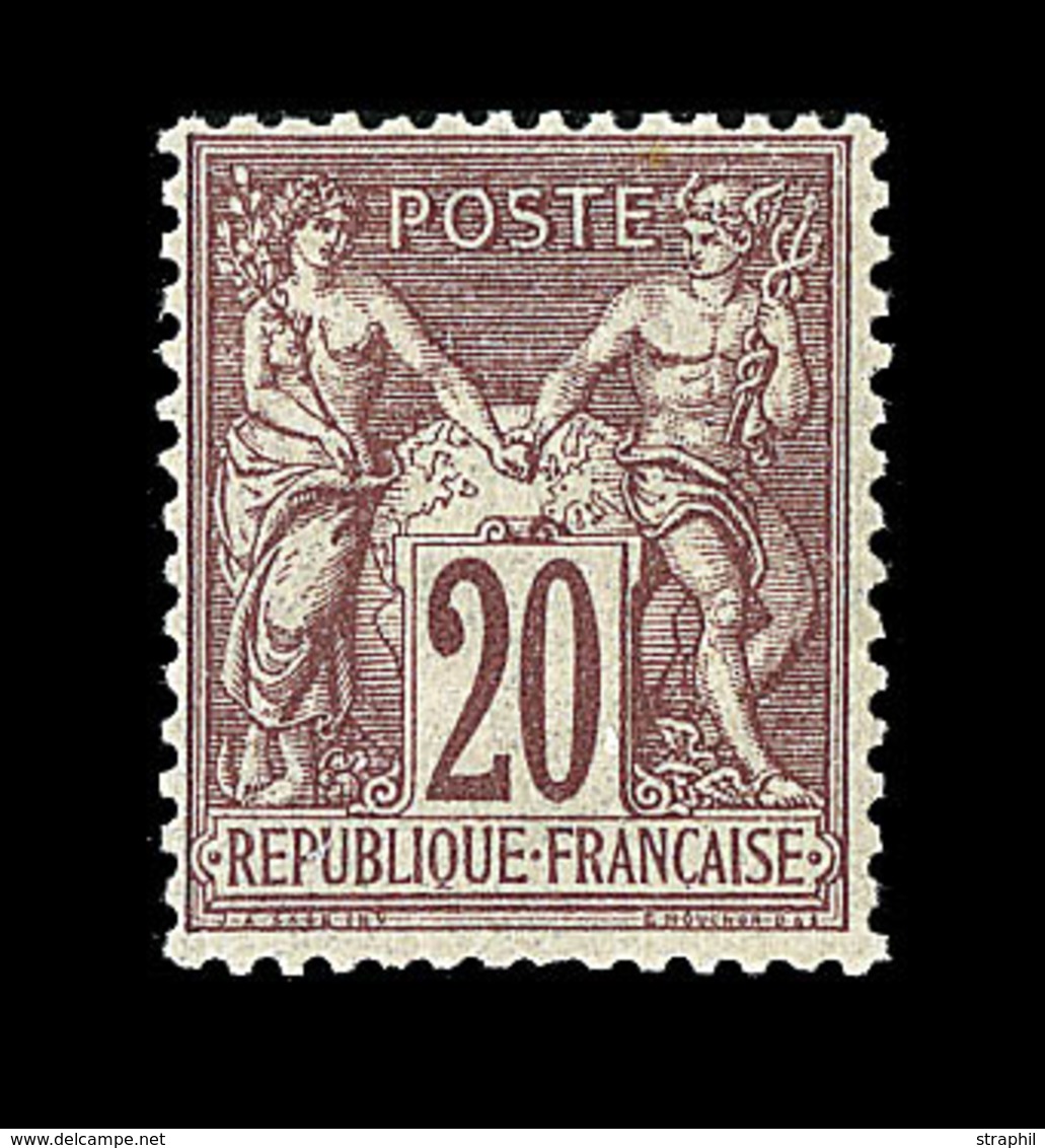 ** N°67 - 20c Brun Lilas - TB - 1876-1878 Sage (Type I)