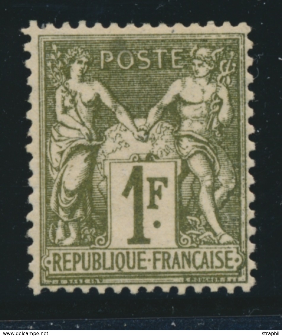 * N°72 - 1F Bronze - Bon Centrage - Petit Clair - Asp. TB - 1876-1878 Sage (Type I)