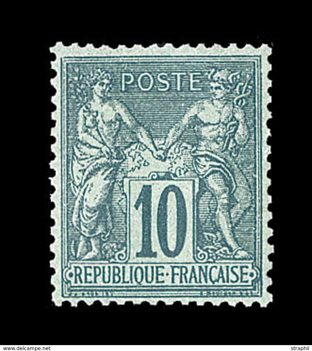 ** N°76 - 10c Vert - TB - 1876-1878 Sage (Type I)