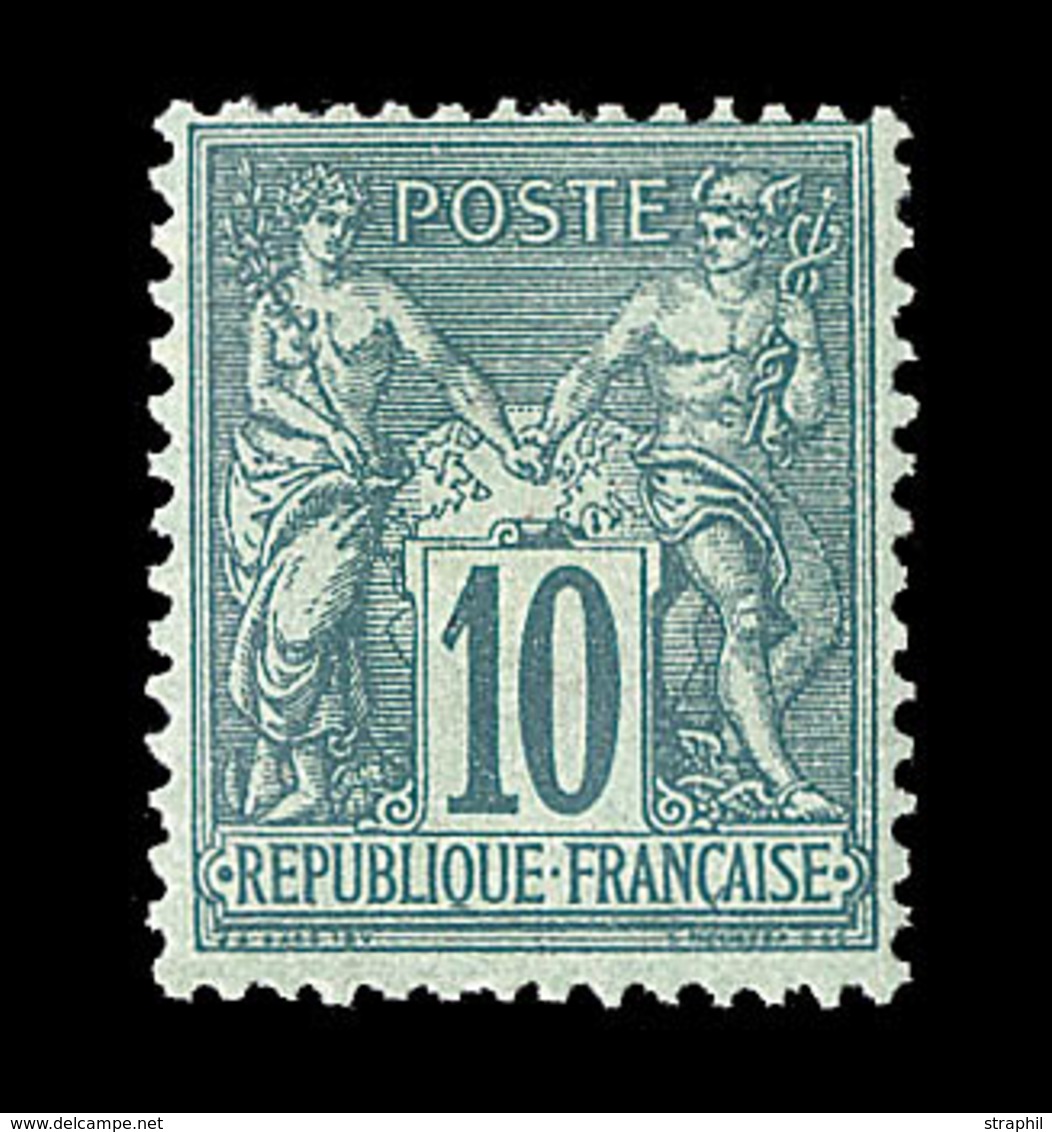 * N°76 - 10c Vert - TB - 1876-1878 Sage (Type I)