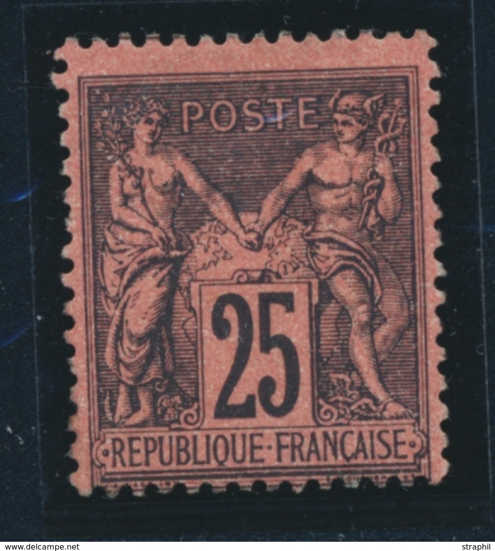 * N°91 - Nuance Foncée - Signé Brun - TB - 1876-1878 Sage (Typ I)