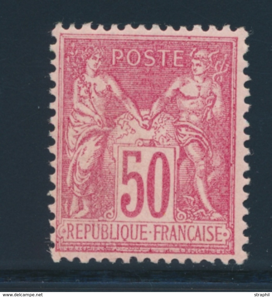 * N°98 - 50c Rose - TB - 1876-1878 Sage (Typ I)