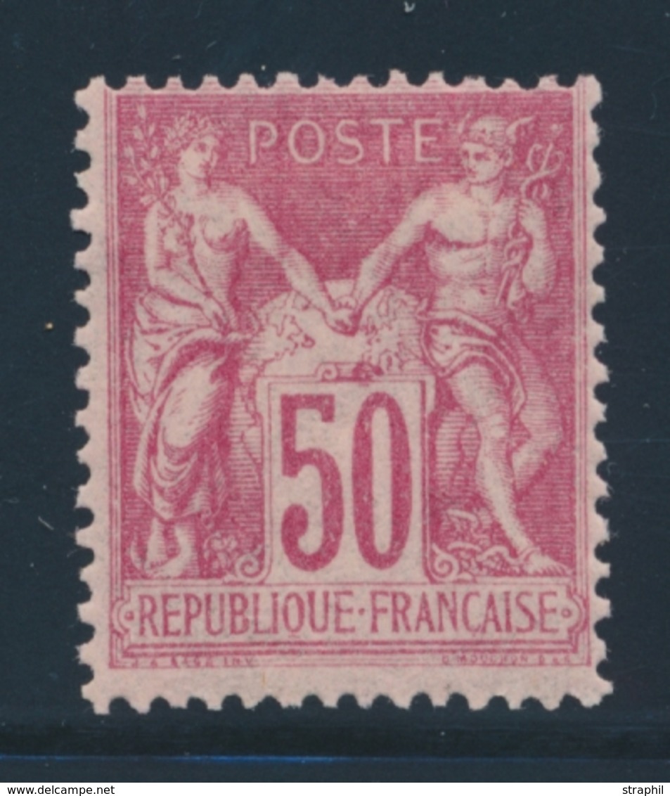 * N°104 - 50c Rose - TB - 1876-1878 Sage (Typ I)