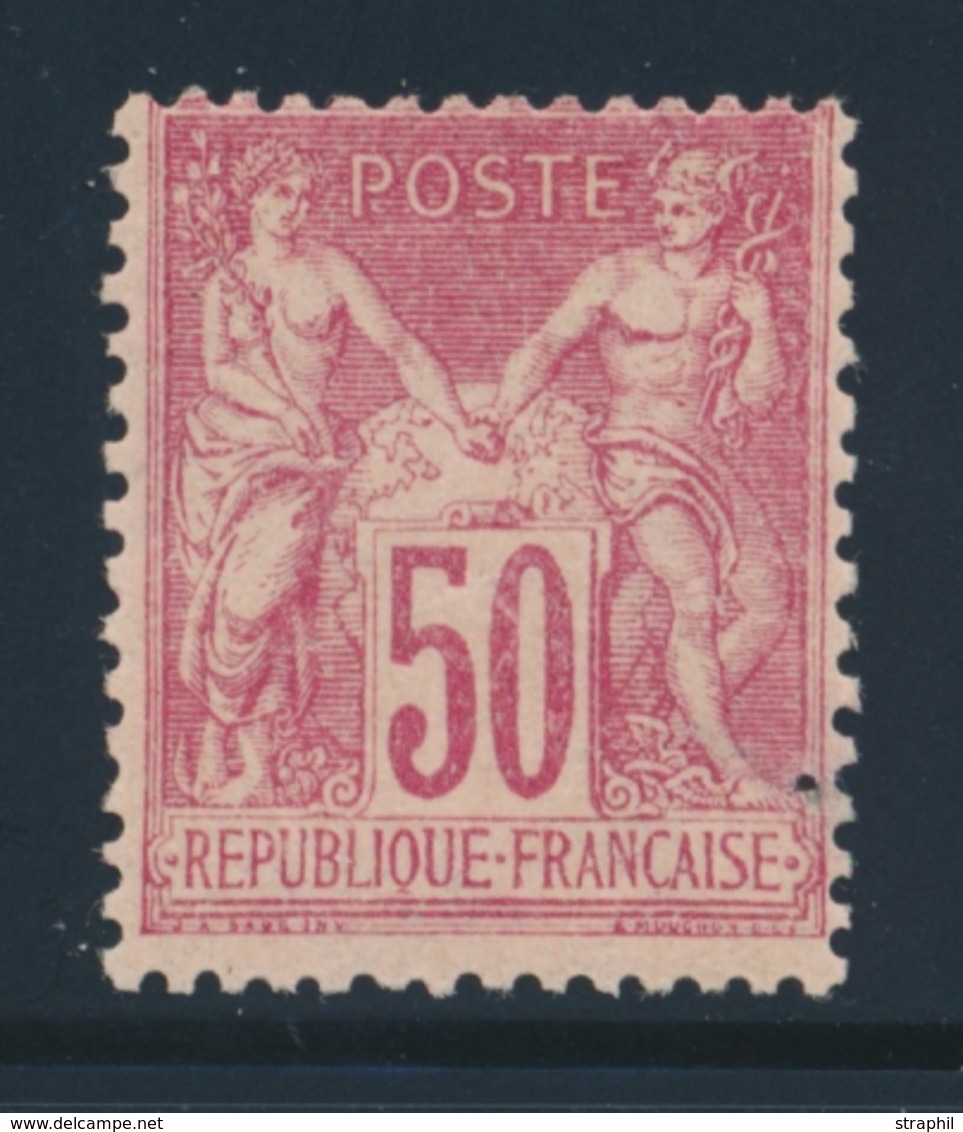 * N°104 - 50c Rose - 1 Point Noir Sinon TB - 1876-1878 Sage (Type I)