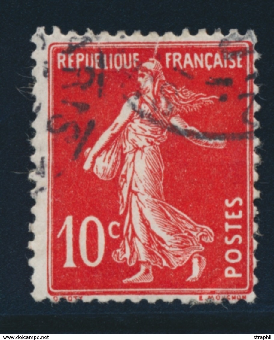 O N°138c - écarlate - TB - 1906-38 Semeuse Camée