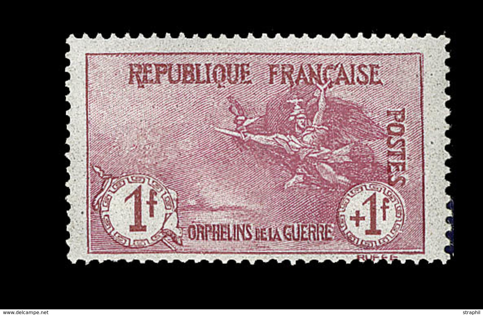 ** N°154 - 1F+1F Orphelin - TB - Unused Stamps