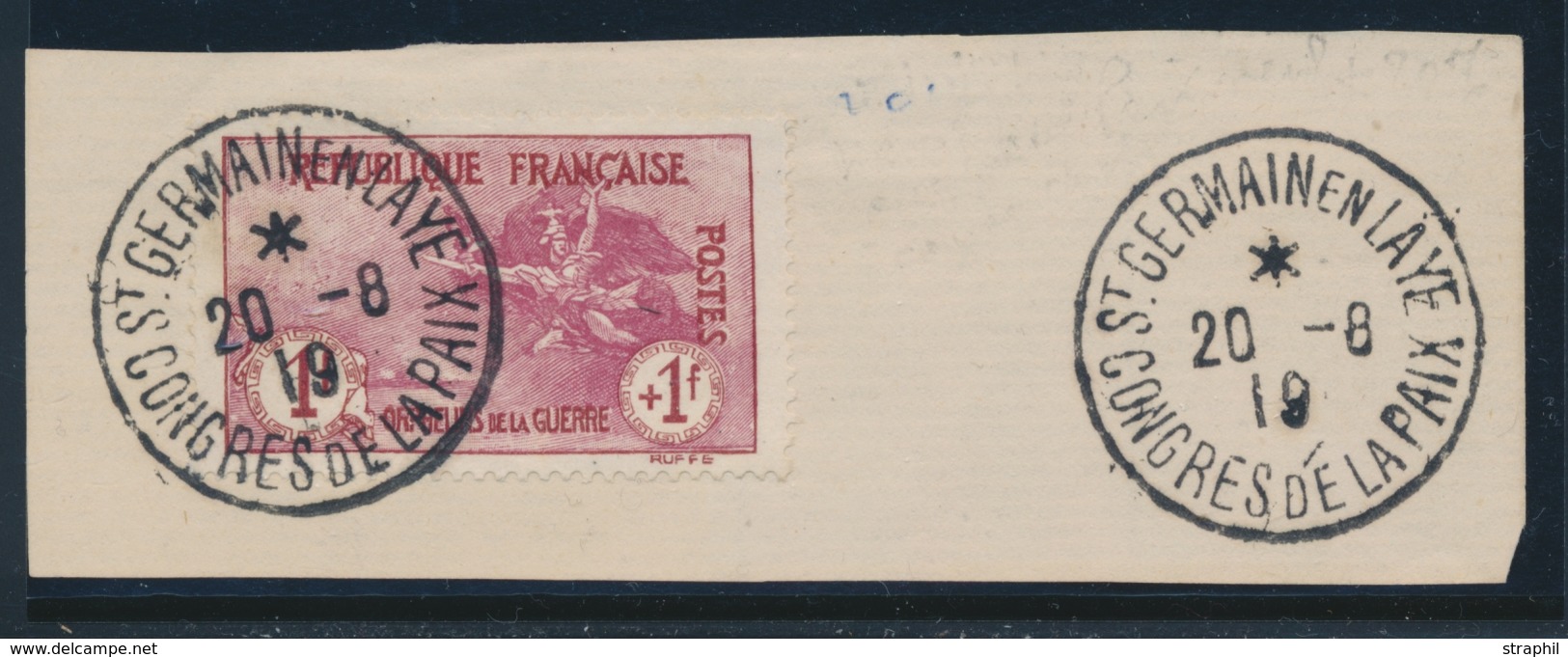 F N°154 - Càd Congrès De La Paix - 20/8/19 - TB - Unused Stamps