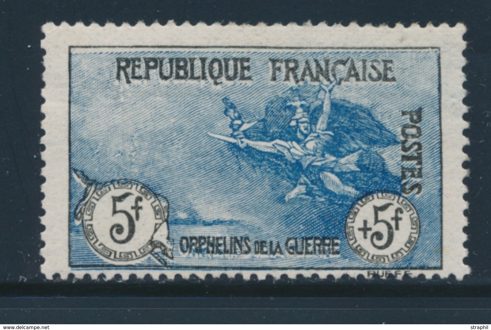 * N°155 - 5F+5F - Signé Calves - B/TB - Unused Stamps