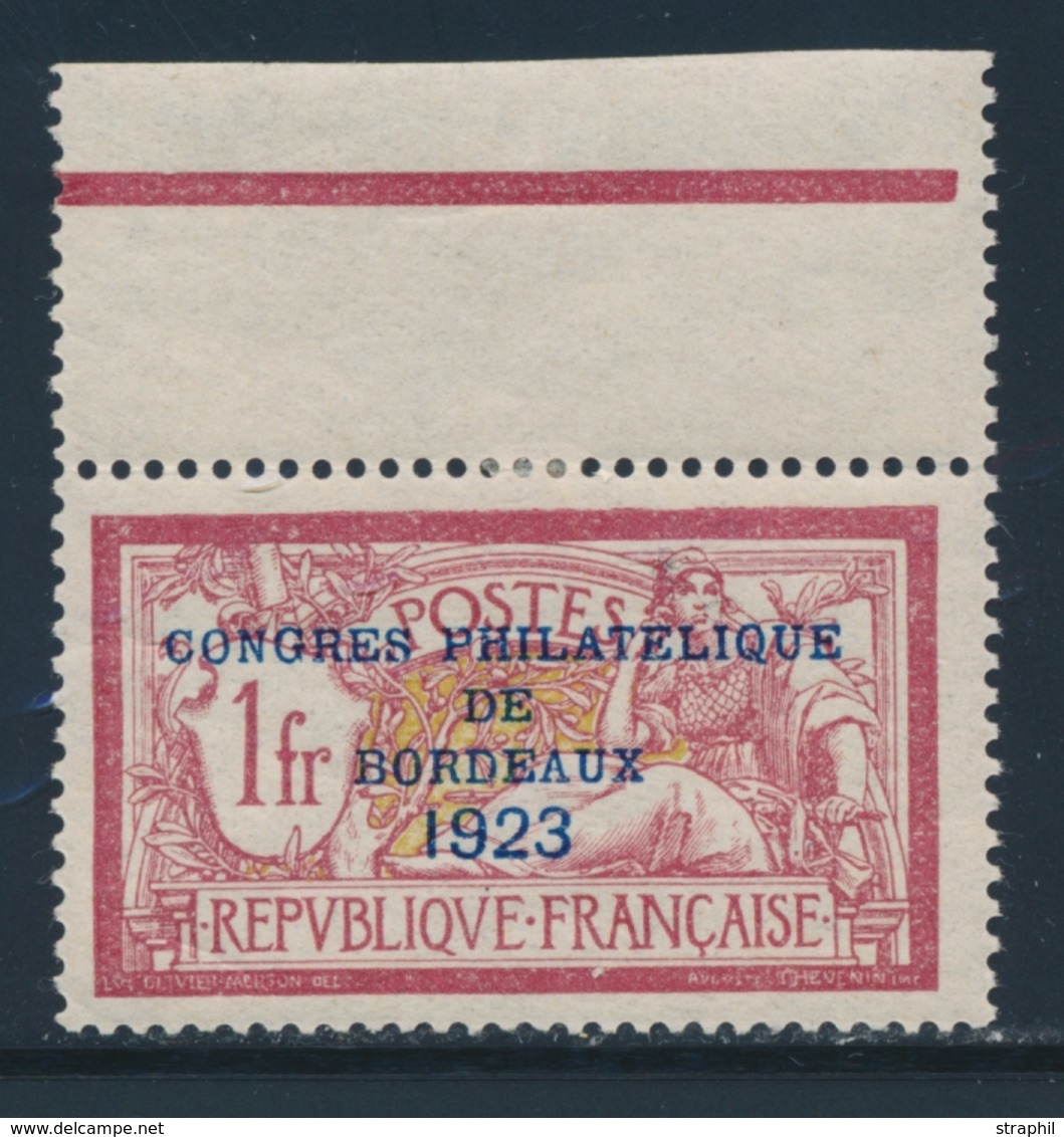 * N°182 - BDF Haut - TB - Unused Stamps