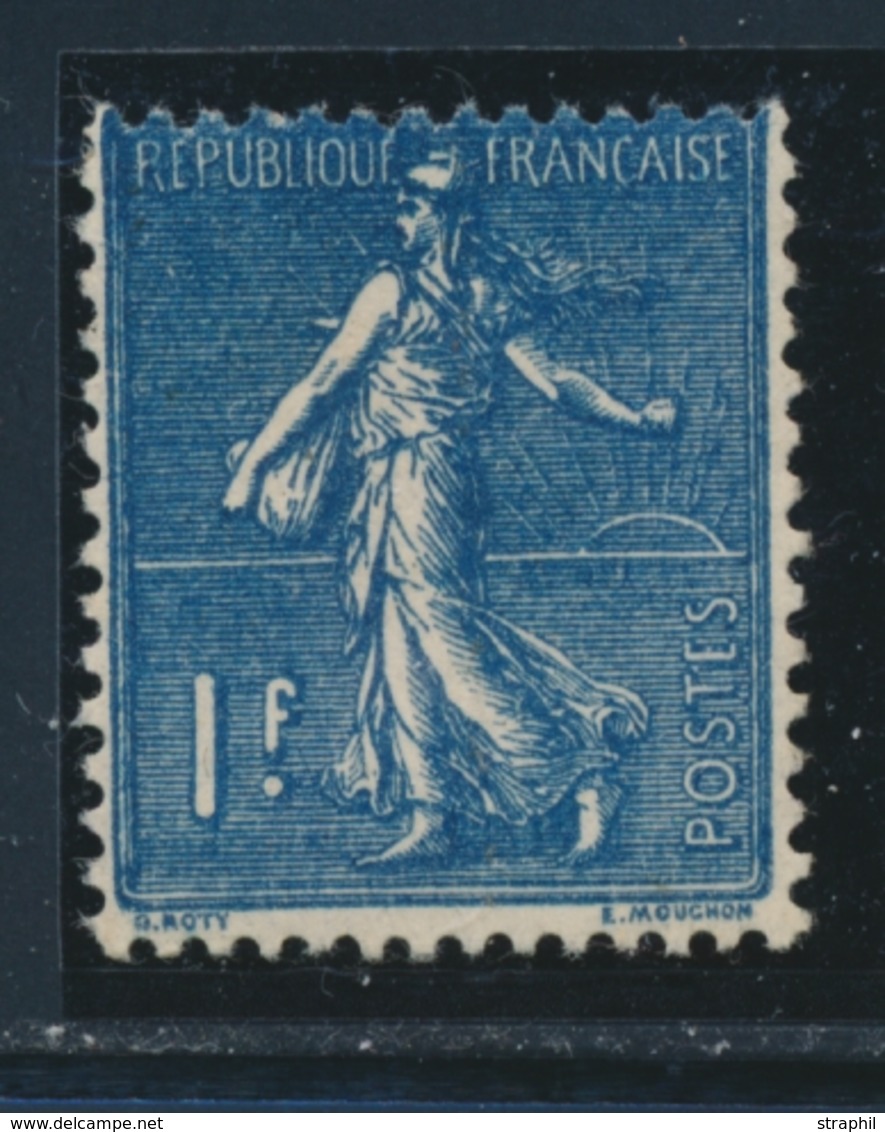* N°205a - 1F Bleu Noir - TB - Unused Stamps