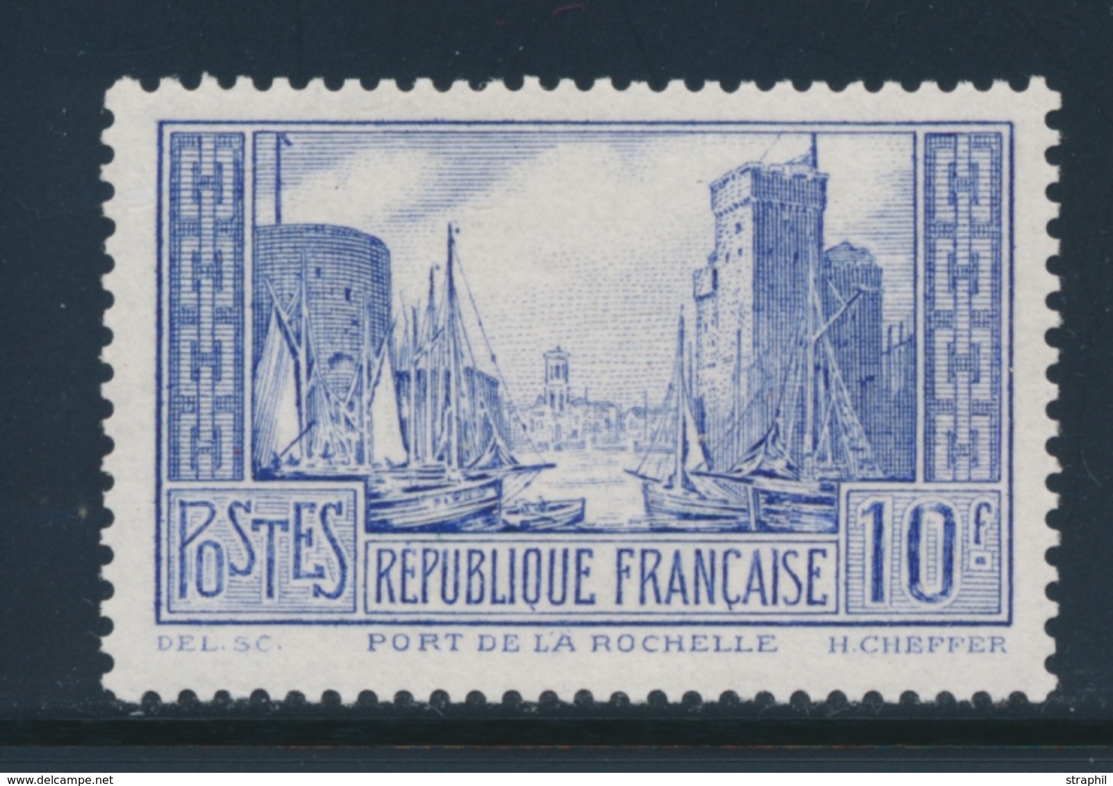 ** N°261b - 10F Outremer Pâle -TB - Unused Stamps