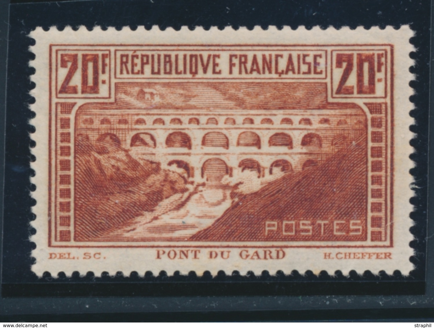 ** N°262c - Type IIA - Qques Adhérences S/gomme - B/TB - Unused Stamps