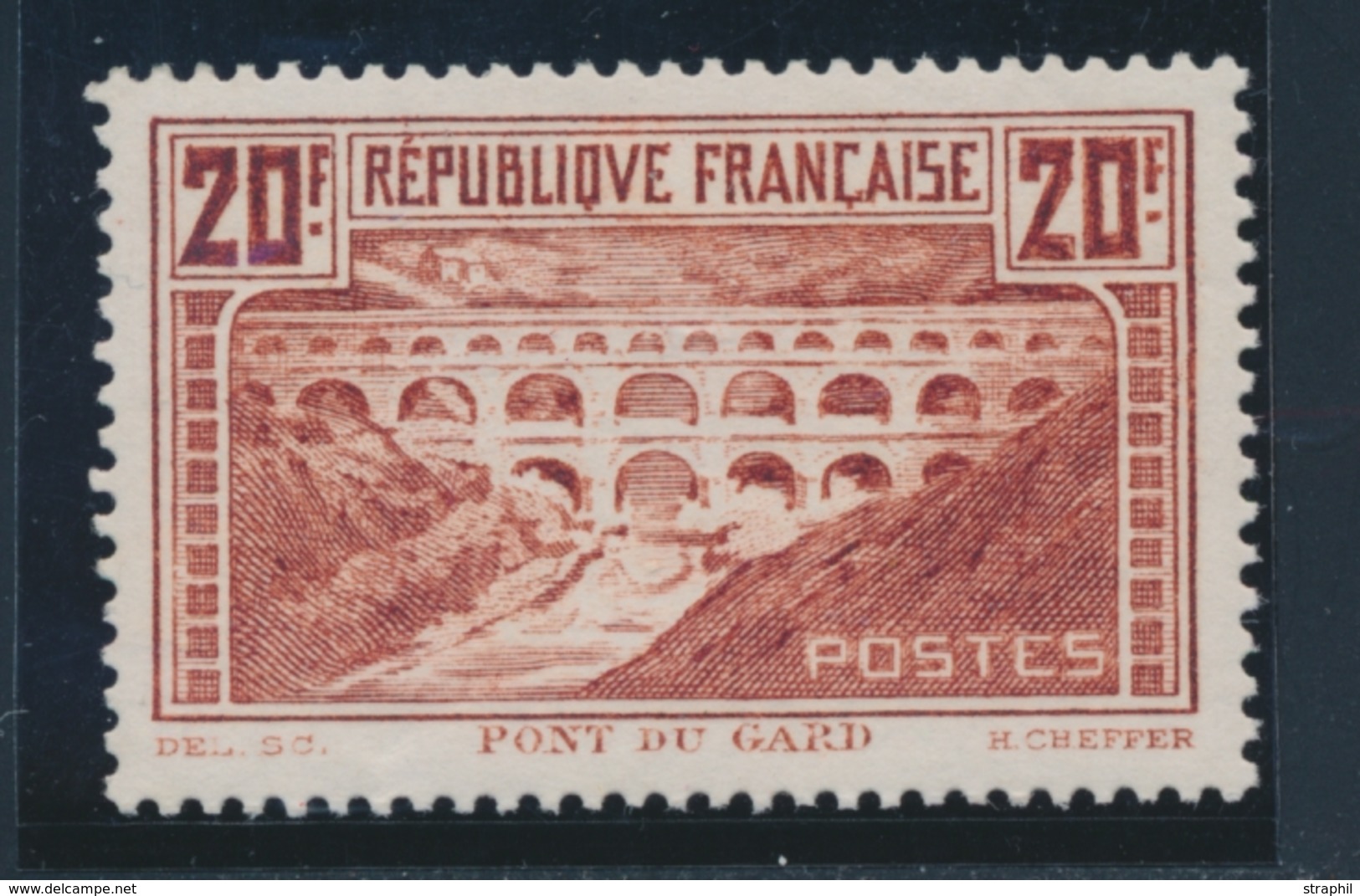 * N°262Aa - 20F Chaudron Clair - Type I - Légère Froissure De Gomme - Sinon TB - Unused Stamps