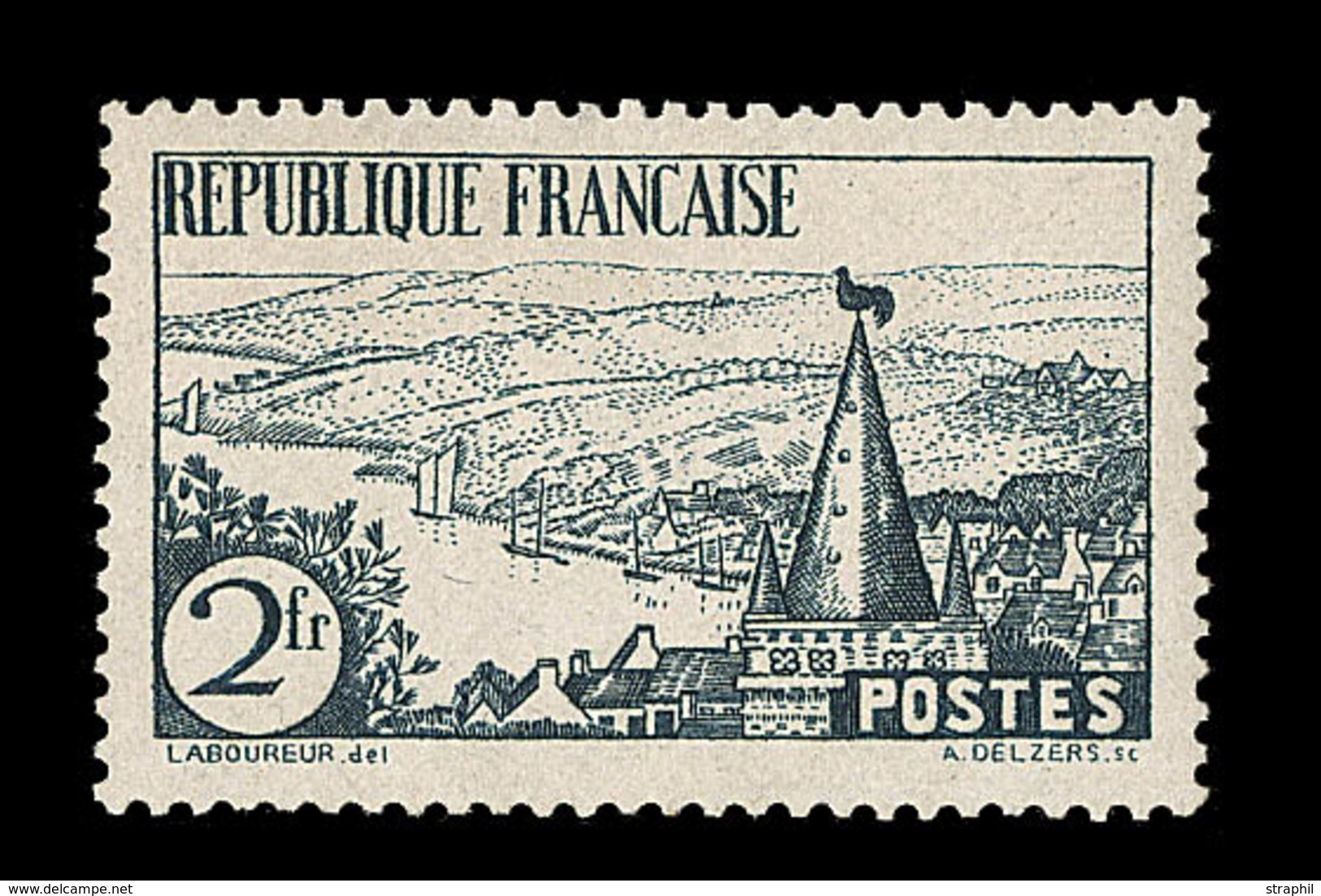 ** N°301A - 2F Ardoise - TB - Unused Stamps