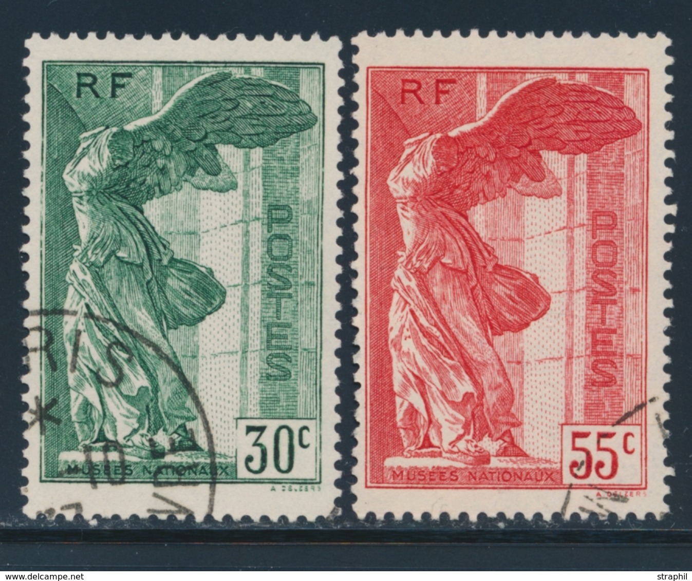 O N°354/55 - Obl. Càd Musée Du Louvre - TB - Unused Stamps