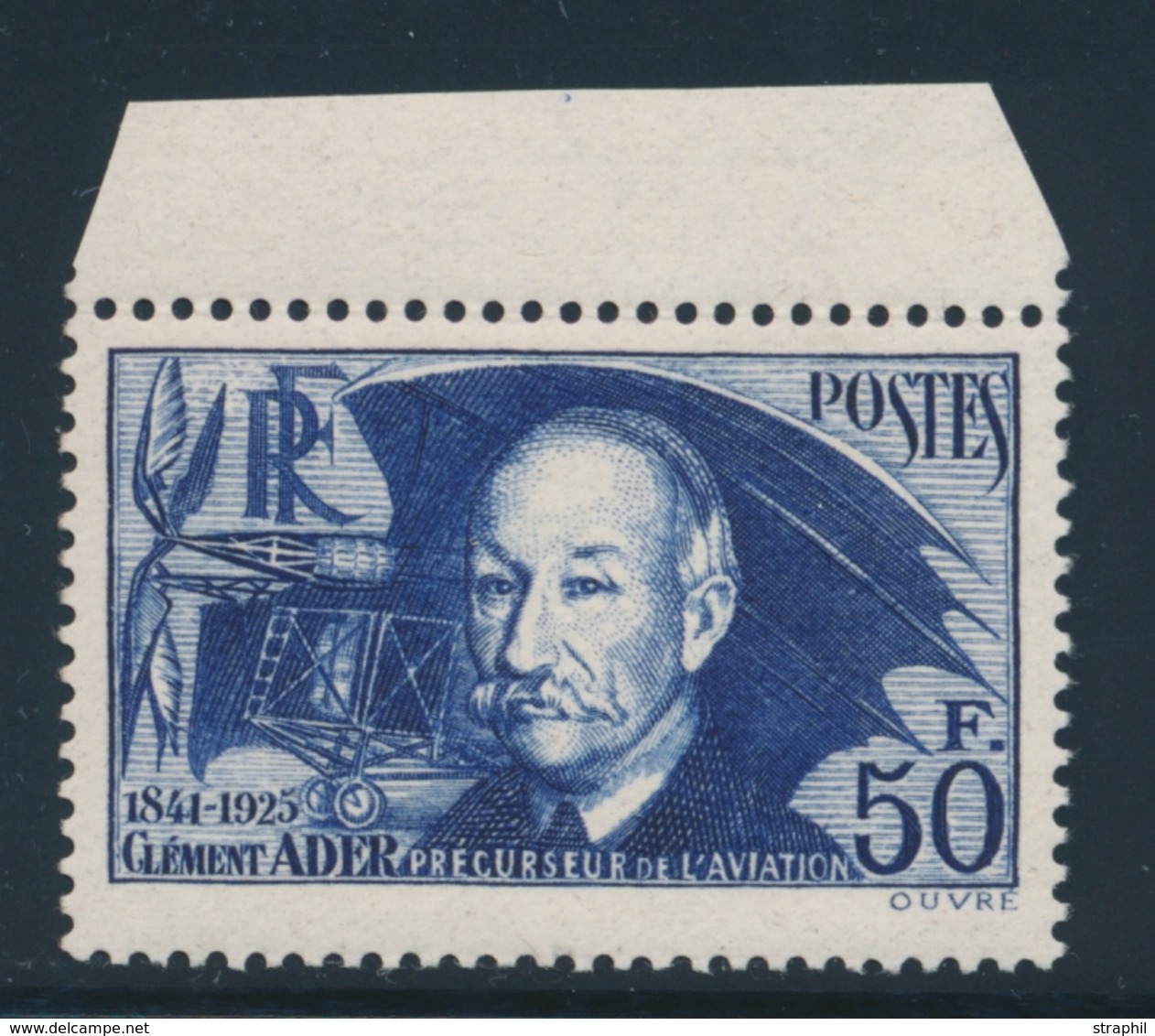 ** N°398a - Papier épais - Petit BDF -TB - Unused Stamps