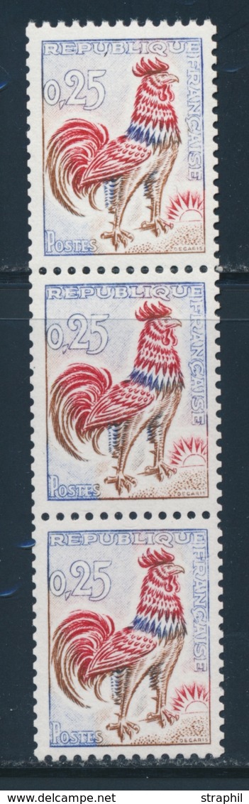 ** N°1331c - Ds Bde De 3 - TB - Unused Stamps