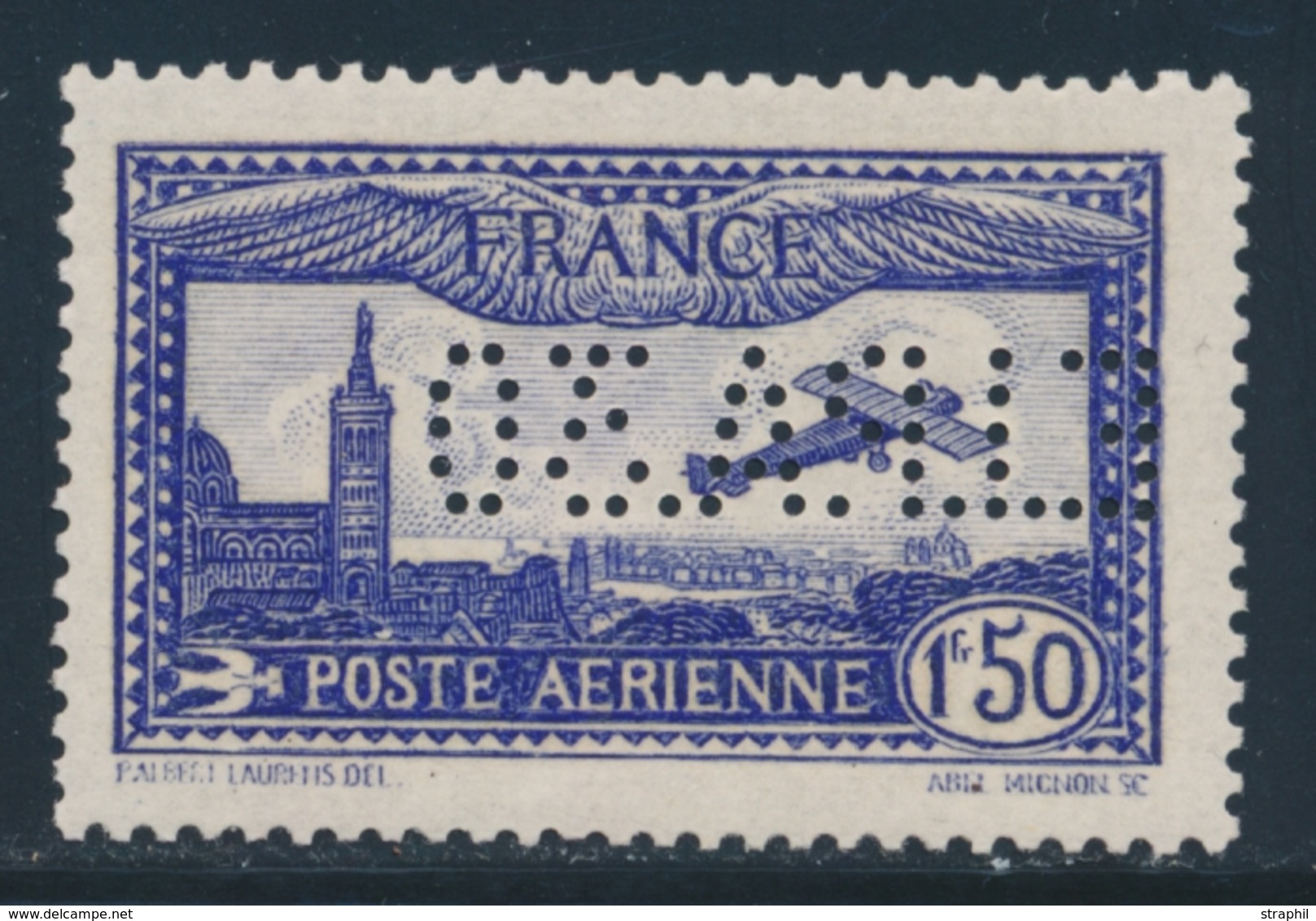 ** N°6c - 1F50 Outremer EIPA - Signé Calves - TB - 1927-1959 Nuevos