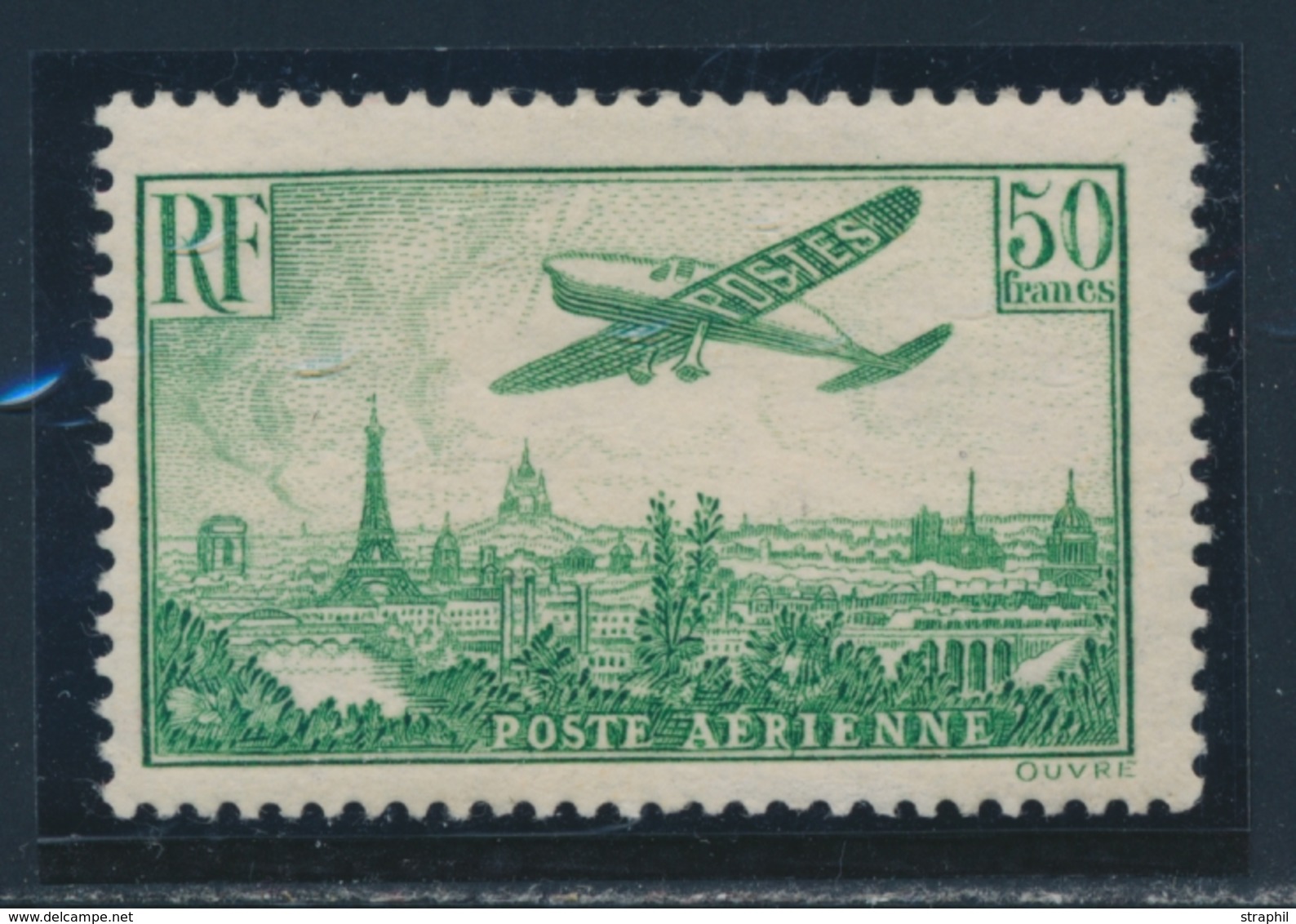 ** N°14 - Vert Jaune - Signé - TB - 1927-1959 Ungebraucht