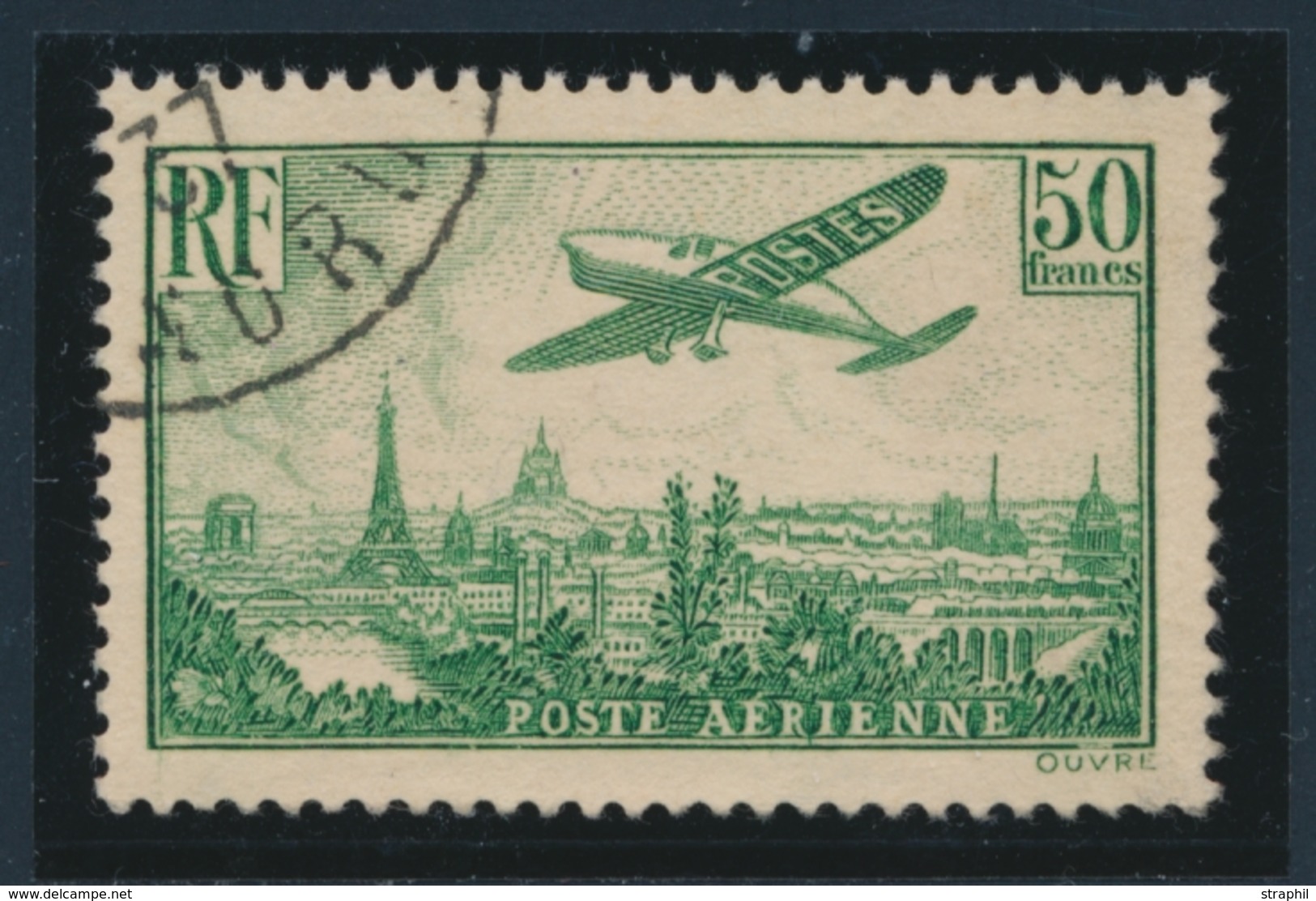 O N°14 - 50F Vert Jaune - TB - 1927-1959 Postfris