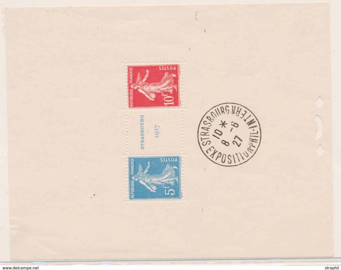 * N°2 - STRASBOURG 1927 - Obl Du 8/6/27 - TB - Nuevos