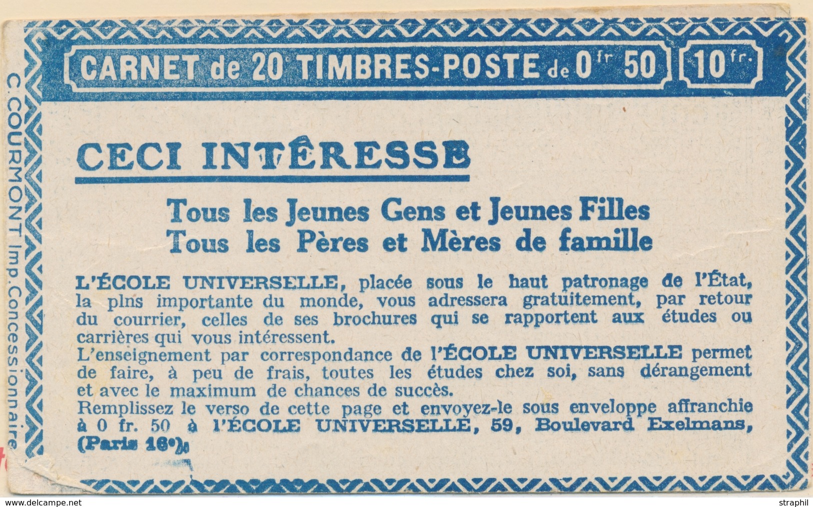 ** N°163b - S215 - Couv. LAROUSSE - ND Accidentel - Adhérences - Un Bord Latéral Manquant - Rare - Autres & Non Classés