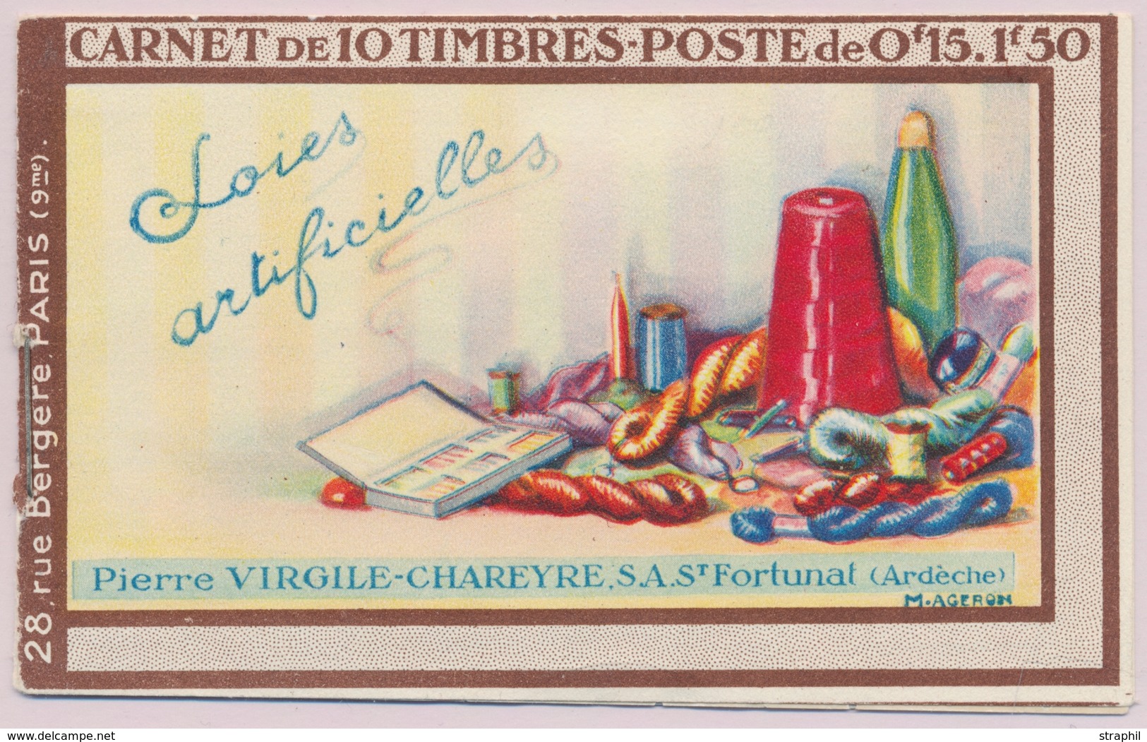 ** N°189 C1 - Virgile Chareyre - TB - Autres & Non Classés