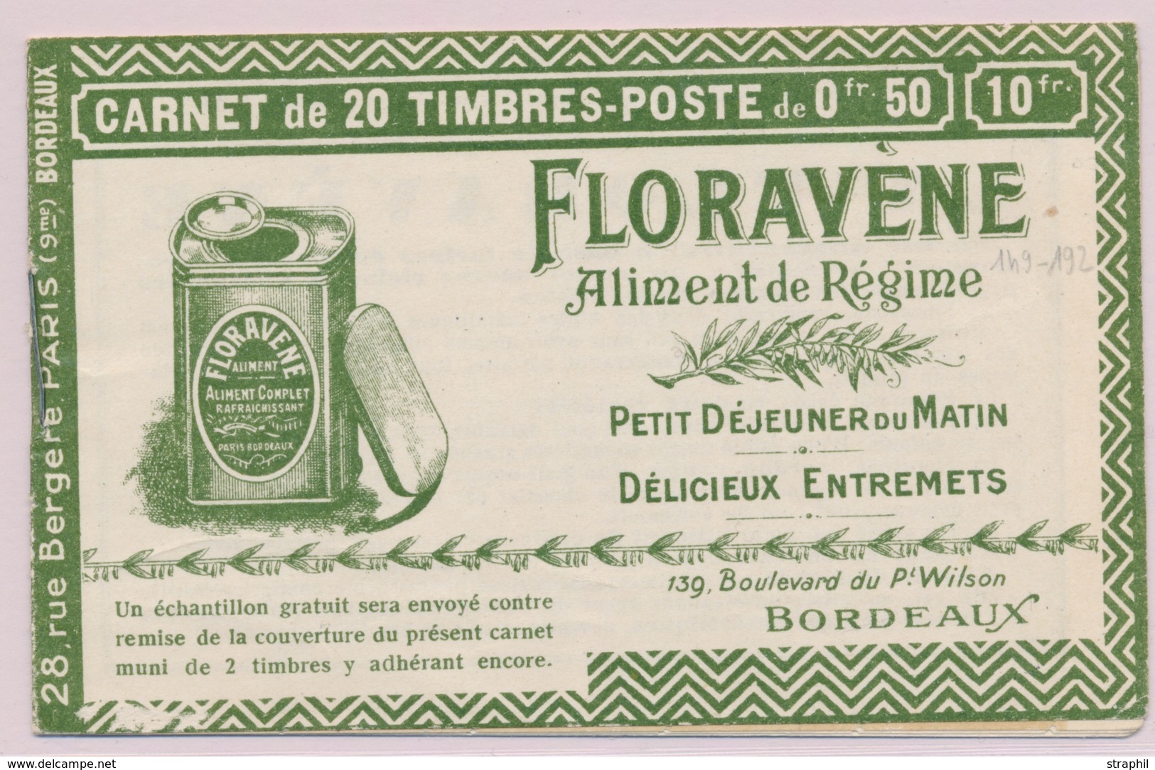 ** N°257 C10 - FLORAVENE - TB - Andere & Zonder Classificatie