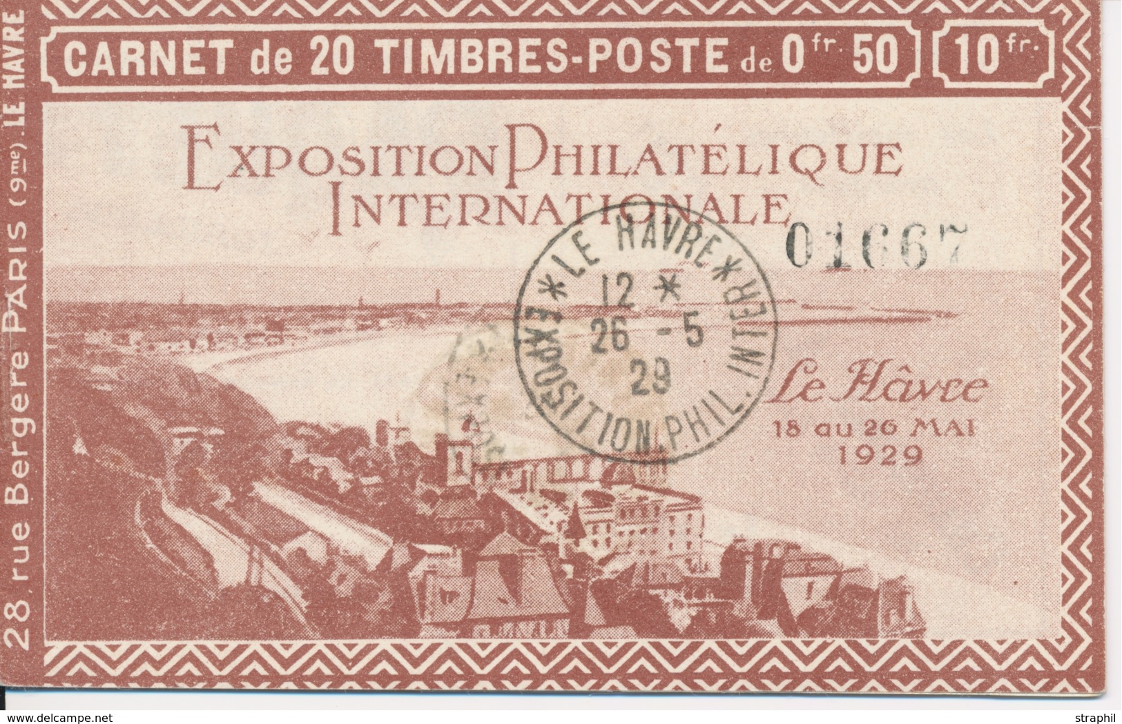 ** N°257 C12 - Le Havre X4 S/Le Havre - Couv. Le Havre - N° Et Càd Expo S/couverture - TB - Andere & Zonder Classificatie