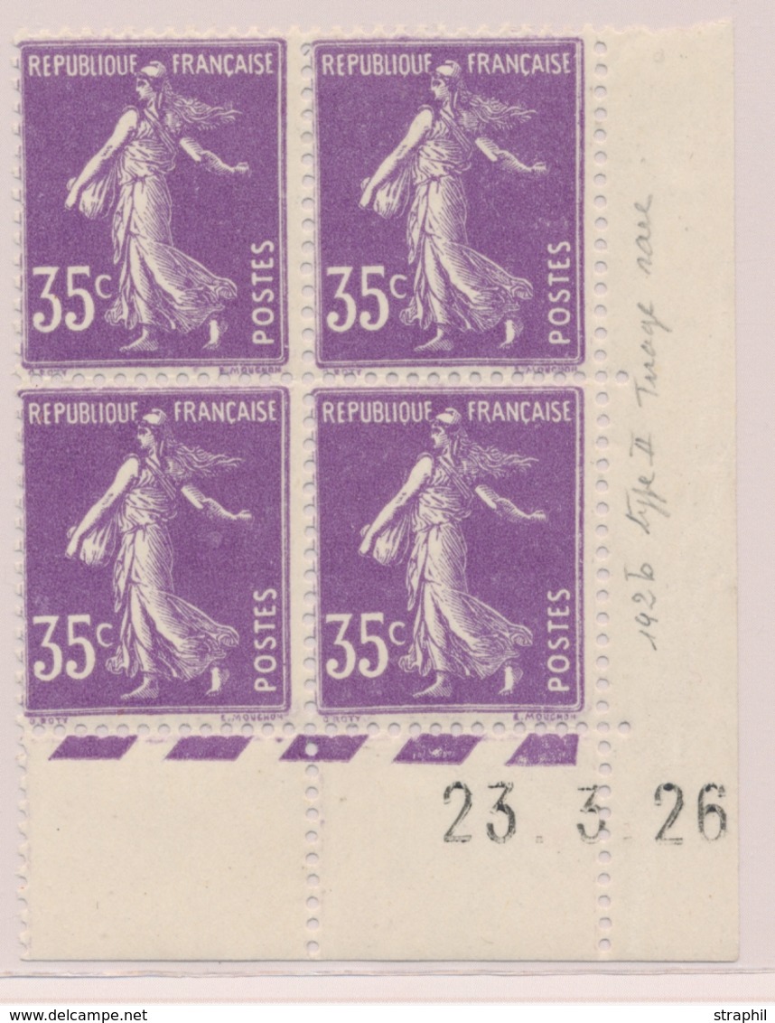 **/* N°142b - Type II - Daté 23/3/26 - TB - ....-1929